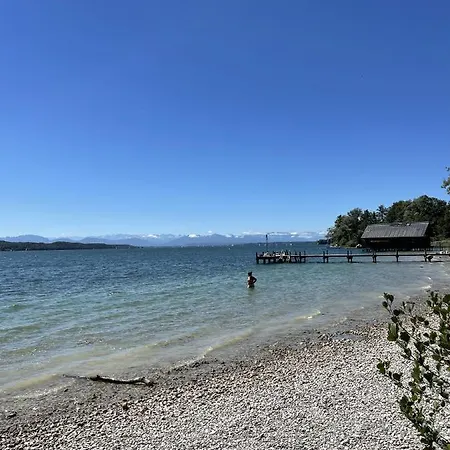 Casa Verde: Kueche, Tv, Nespresso, Im Gruenen Starnberg Extérieur photo